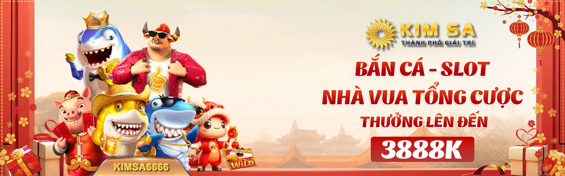 Bắn cá slots tại kimsa6666 thưởng lên tới 3tr888